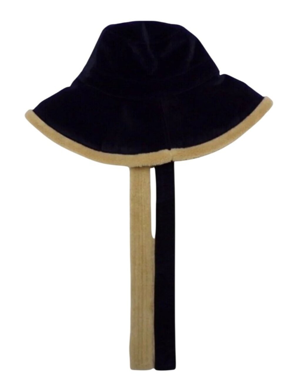 Tuckernuck Sherpa Bucket Hat in Navy Blue New Womens Faux Fur